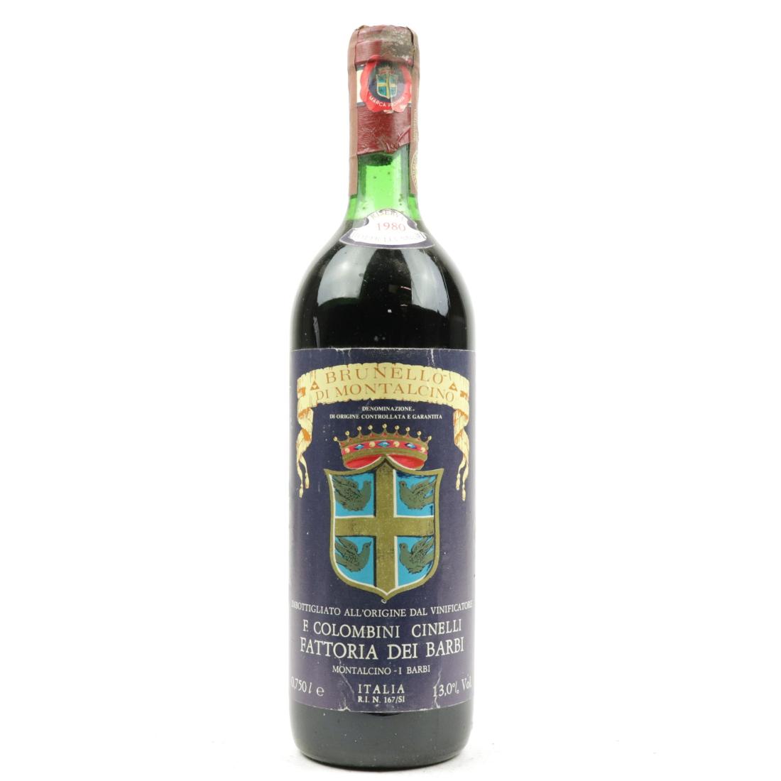 Image for Fattoria Dei Barbi 1980 Brunello di Montalcino Riserva
