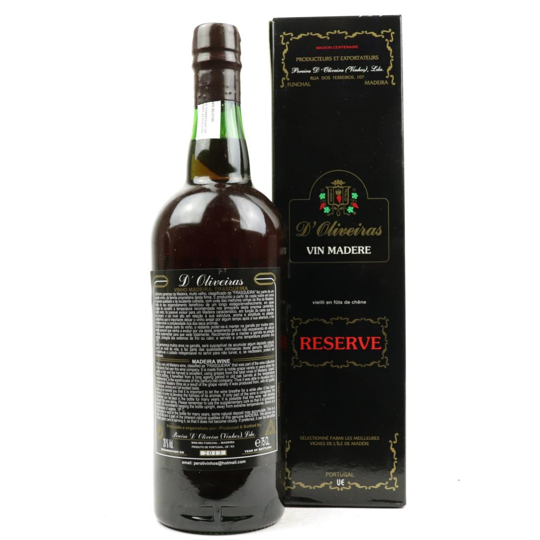 Image for D'Oliveiras 1971 Terrantez Madeira