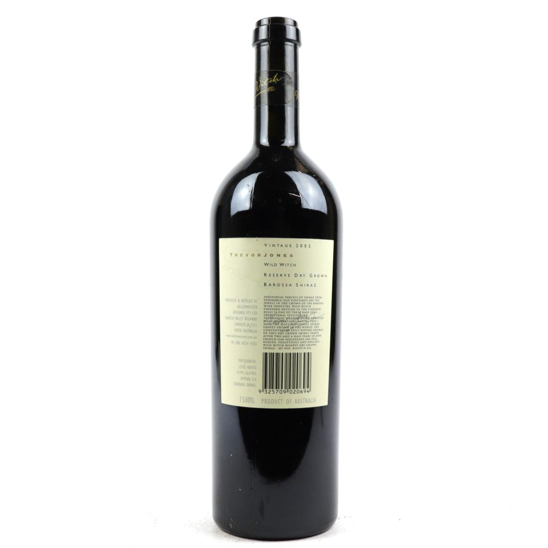 Image for Trevor Jones Wild Witch Reserve Shiraz 2005 Barossa