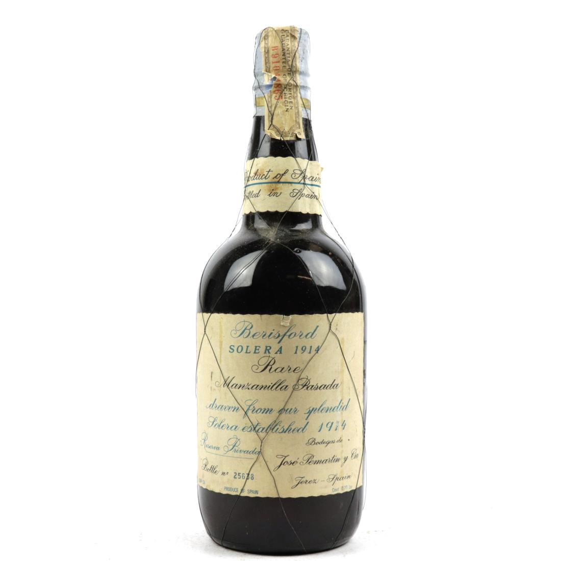 Image for Berisford Solera 1914 Manzanilla Sherry