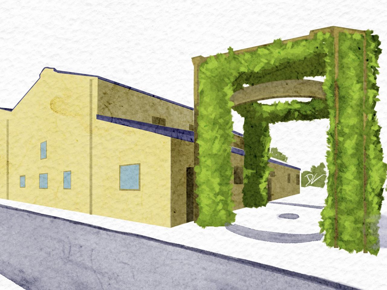 Illustration of La Rioja Alta winery